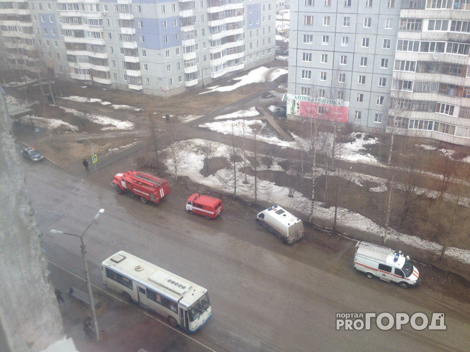Из-за угрозы взрыва в Сыктывкаре оцепили двор на улице Петрозаводской