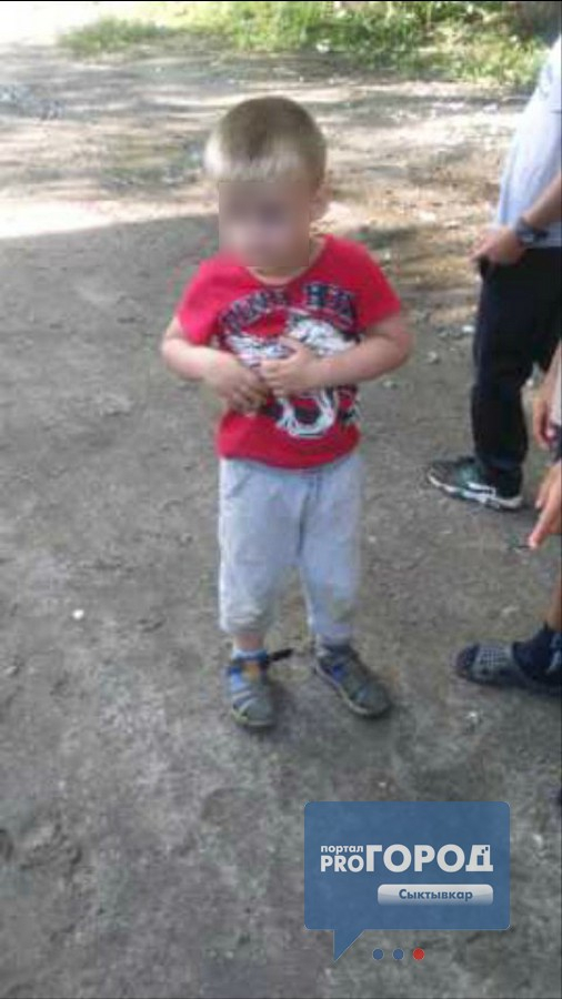 В Сыктывкаре прохожие нашли 3-летнего мальчика, который бродил один по улице