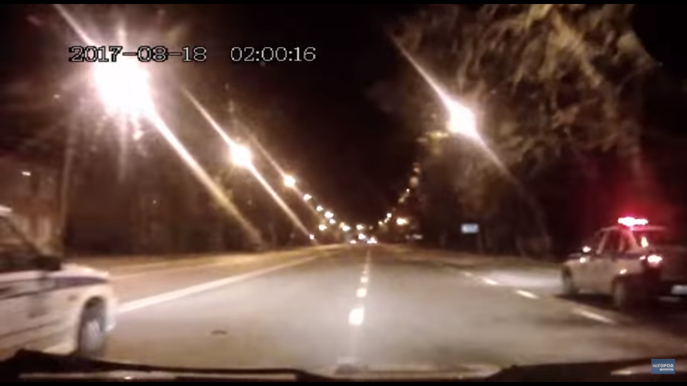 Появилось видео погони за мотоциклистом на «Хонде» от Сыктывкара до Ыба