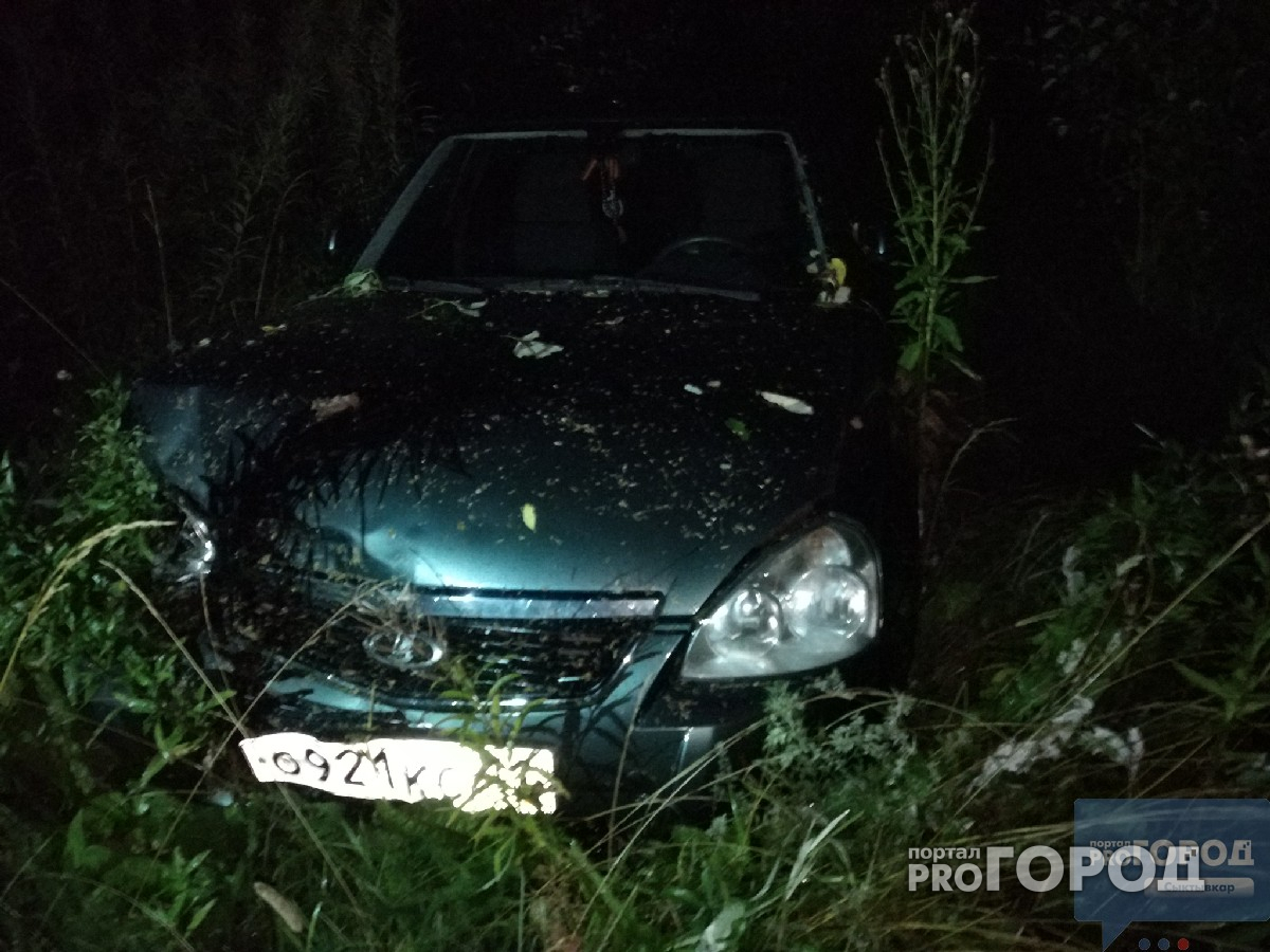 В Сыктывкаре водитель «Приоры» выбил страйк из четырех машин (фото)