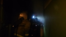 В центре Сыктывкара вспыхнул пожар в пятиэтажке