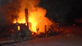 Жительница Коми заживо сгорела в собственном доме
