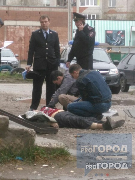 Появились фото с места ЧП в Сыктывкаре, где женщина разбилась насмерть