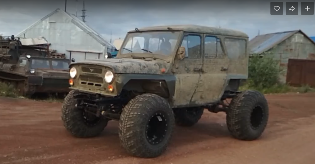 Автолюбители из Коми построили «УАЗик-монстр» у себя в гараже (фото, видео)