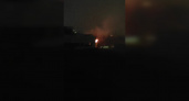 Пожар нежилого здания в Сыктывкаре попал на видео 