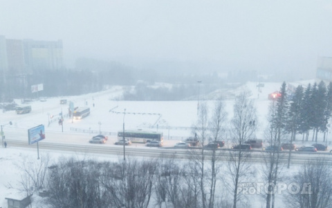 Погода в Сыктывкаре на 22 января: снегопад и порывистый ветер
