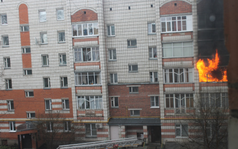 В Сыктывкаре горела квартира в пятиэтажке