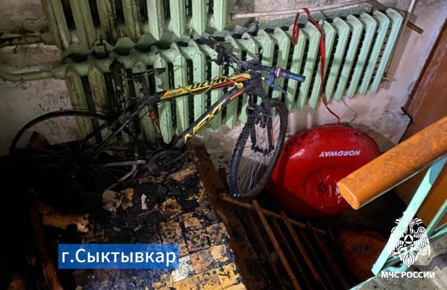 В Сыктывкаре на пожаре спасли четырёх жильцов