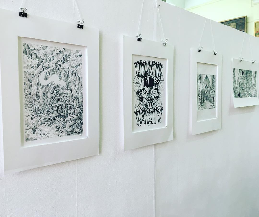 Выставка графики Всеволода Золотарёва