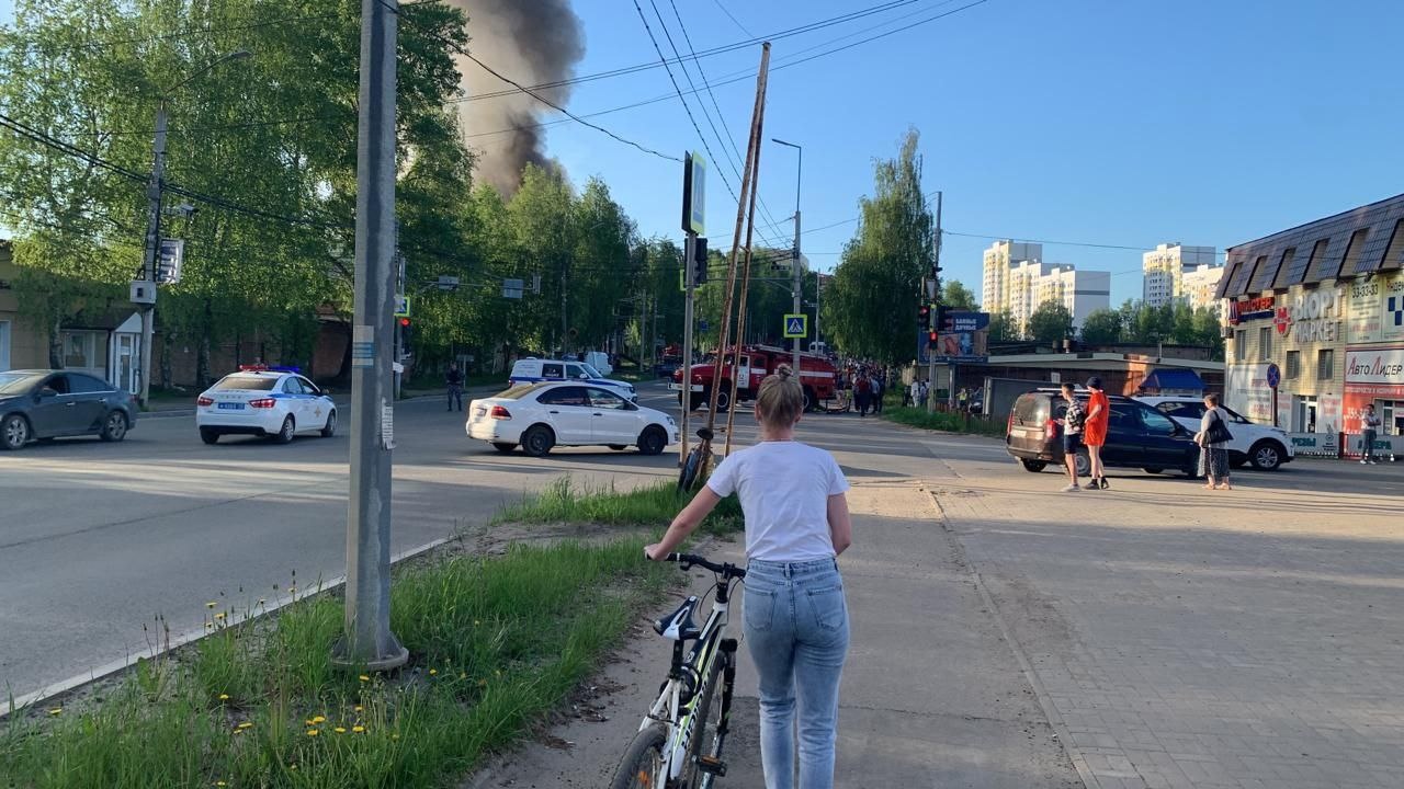 В Сыктывкаре произошел пожар в районе Гаражной улицы