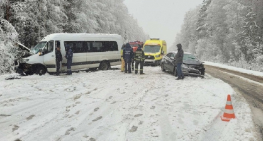Аварией с микроавтобусом на трассе Сыктывкар-Троицко-Печорск заинтересовались следователи