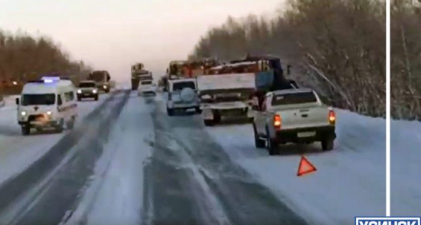 В Коми «Урал» столкнулся с Chevrolet Niva, один человек погиб 