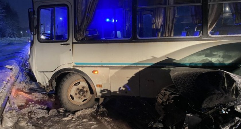 Появились подробности ДТП с автобусом и «Тойотой» на трассе Сыктывкар - Эжва