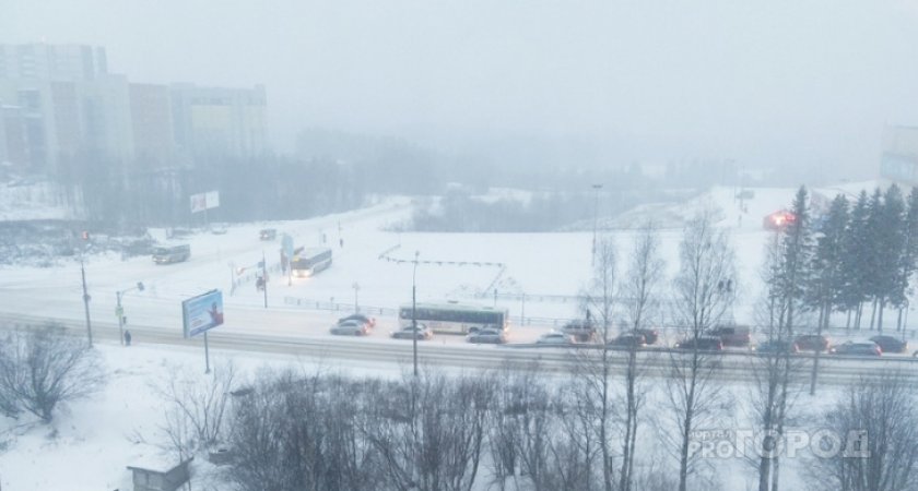 Сыктывкар накроет метель: в МЧС объявили штормовое предупреждение