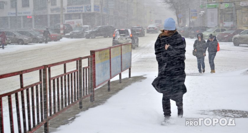 Жителей Коми ждет порывистый ветер и метель