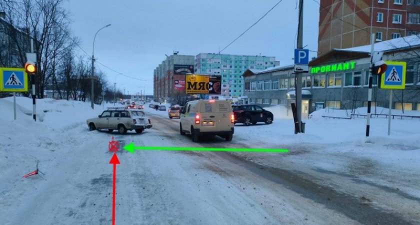 В Коми водитель сбил второклассницу