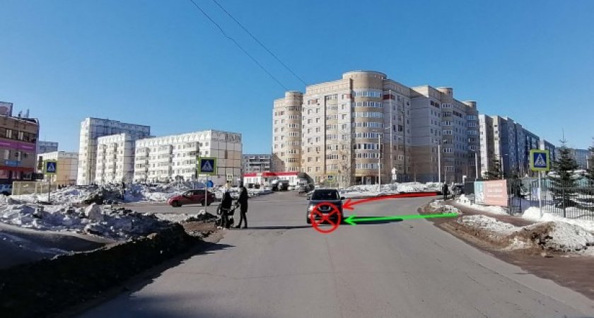 В Сыктывкаре внедорожник сбил 80-летнюю женщину