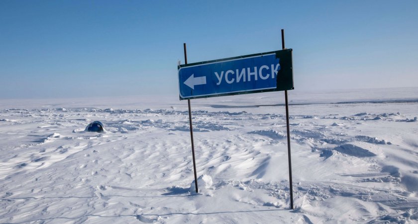 В Коми из-за метели полностью закрыли переправу Нарьян-Мар – Усинск 