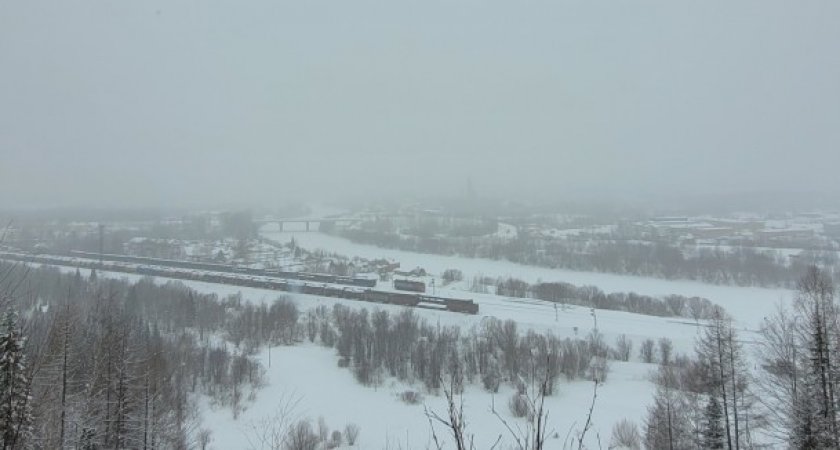 На один из городов Коми обрушится мощный снегопад: объявлено штормовое предупреждение