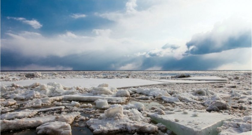 На реке Печора в Коми начался ледоход