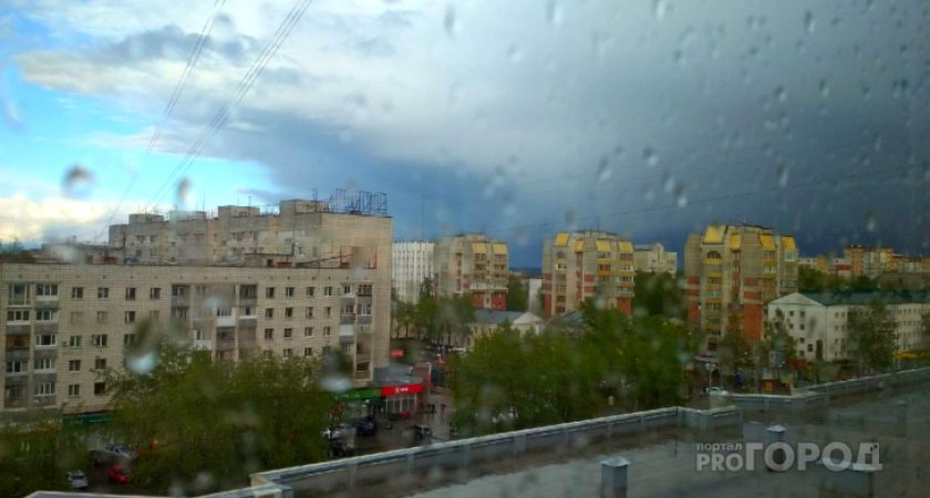 На Сыктывкар обрушится ливень с грозой: в МЧС объявили штормовое предупреждение