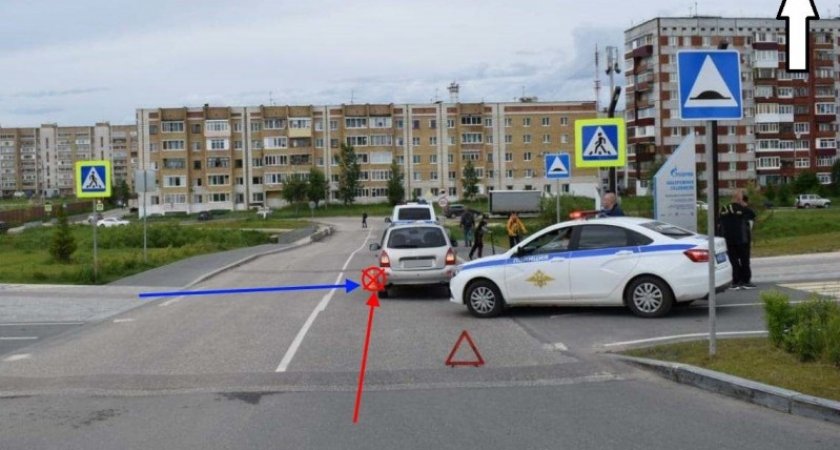 В Ухте под колеса машины попала восьмилетняя велосипедистка