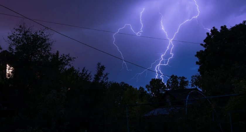 Грозы, ливни и град: в Коми снова объявлено штормовое предупреждение