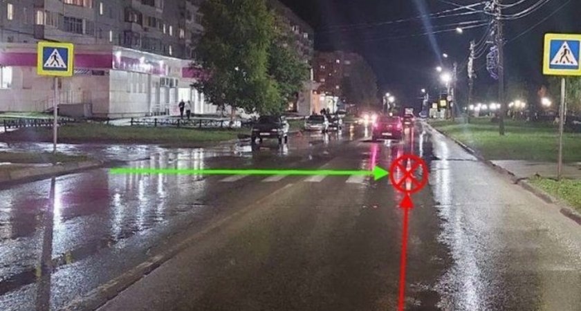 В Сыктывкаре водитель ВАЗ сбил подростка на пешеходном переходе