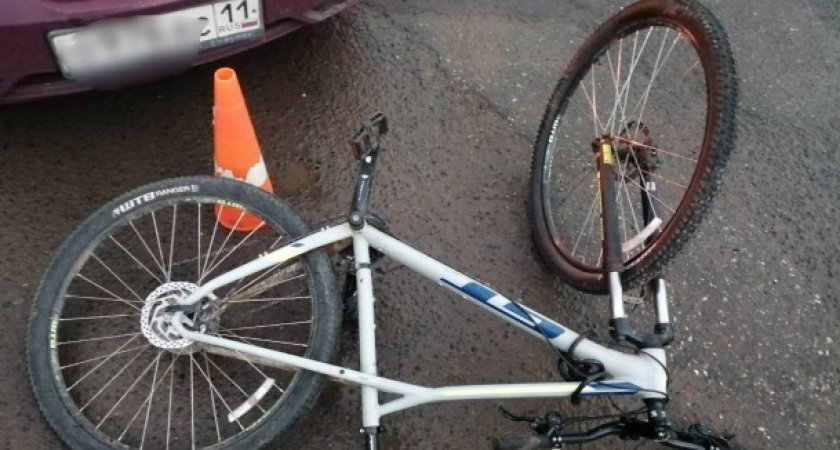 В Сыктывкаре под колеса Daewoo попал ребенок на велосипеде