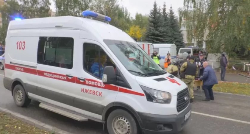 Во время стрельбы в Ижевске погибли пятеро детей