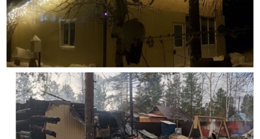 Семья из Коми осталась без дачи и зимних детских вещей из-за пожара