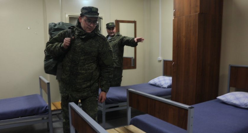 Северный флот показал, как живут мобилизованные морпехи из Коми