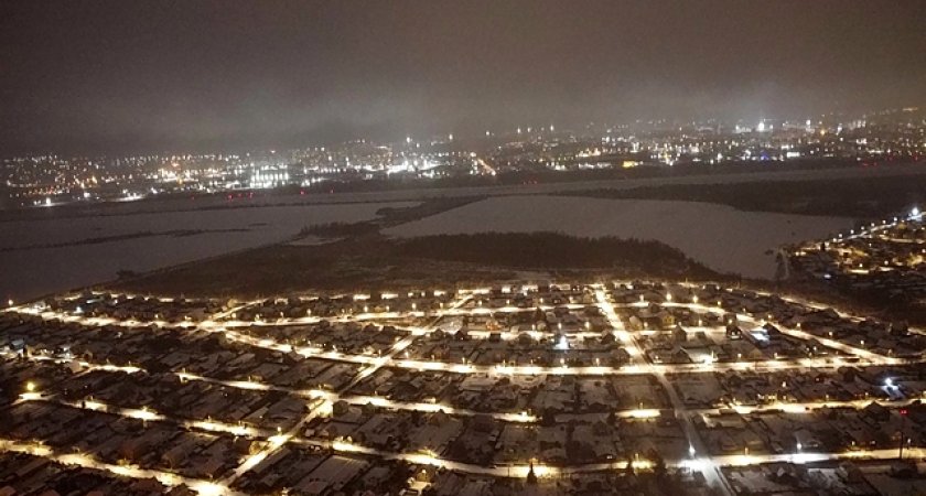 В сыктывкарском Кочпоне осветили частный сектор