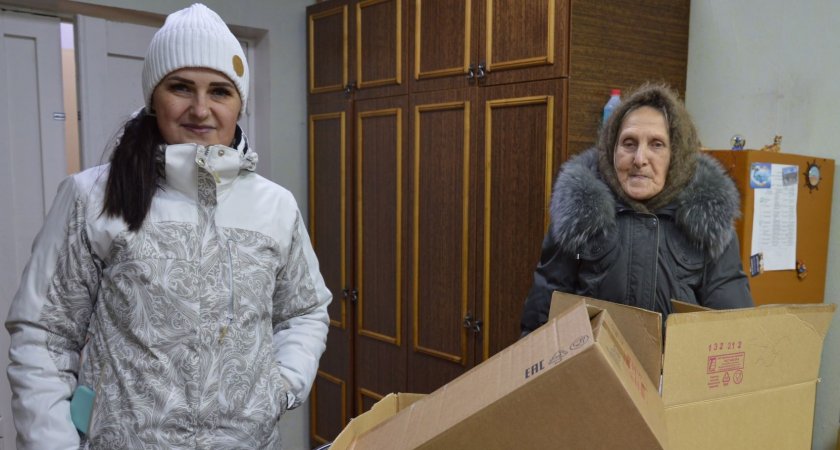Жители Усть-Цильмы собирают гуманитарную помощь для бойцов, которые находятся в зоне СВО 