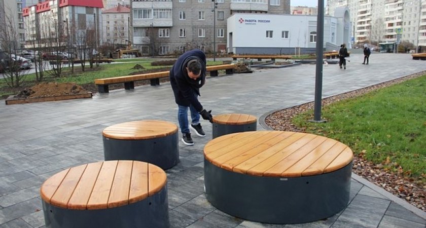 В Коми за 2022 год по нацпроекту благоустроили 115 территорий 