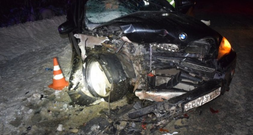 В Коми столкнулись BMW и тягач: пострадали пятилетний ребенок и двое взрослых