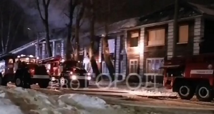 В Сыктывкарском Лесозаводе горел пятый за месяц дом