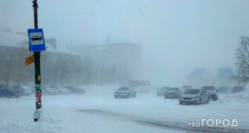 На два района Коми обрушится метель: в МЧС объявили штормовое предупреждение