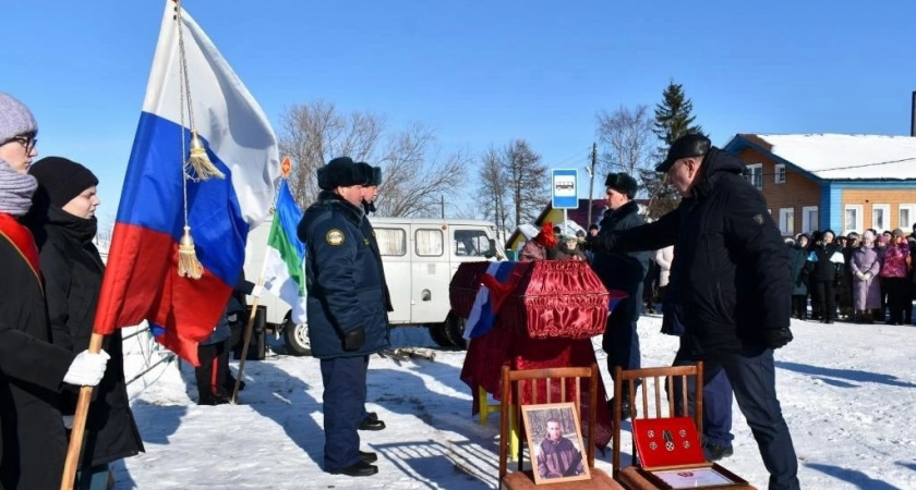 В Коми простились с погибшим на СВО Иваном Вокуевым