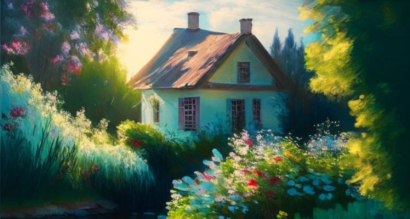 Нейросеть Сбера нарисовала дачу мечты россиян