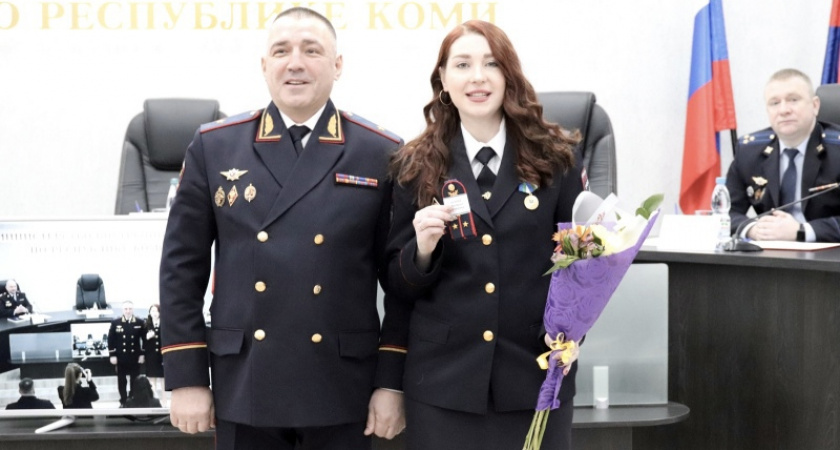 Полицейским из Коми торжественно присвоили новые звания
