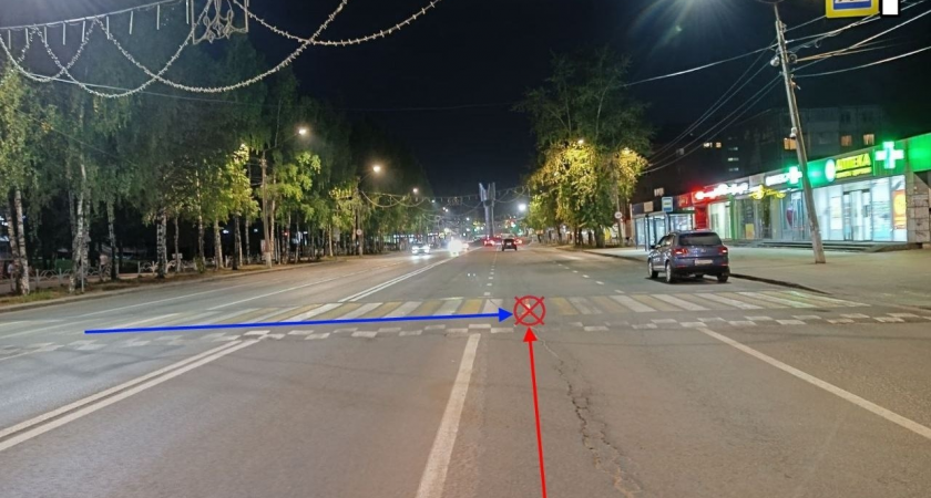 В Сыктывкаре Volkswagen сбил ребёнка на пешеходном переходе