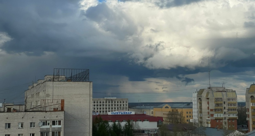 В Сыктывкаре сегодня облачно, днем до +15°