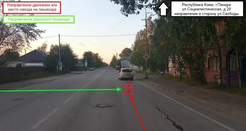 В Коми школьник попал под машину