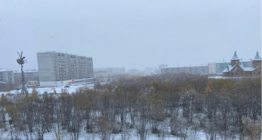 Зима близко: на севере Коми выпал первый снег