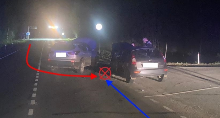 В Сысольском районе злостная нарушительница ПДД попала в аварию