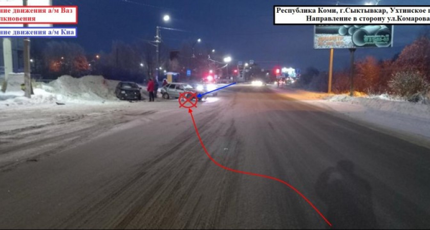 В ДТП в Сыктывкаре пострадали две женщины за пятьдесят