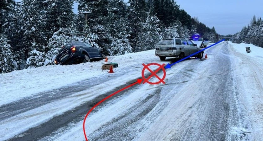 Пострадавшего в ДТП под Сосногорском водителя госпитализировали в больницу 