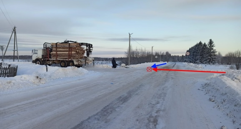 В Коми МАЗ врезался в иномарку