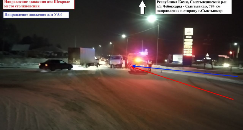 В Коми дети пострадали в ДТП